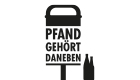 Pfand gehört daneben